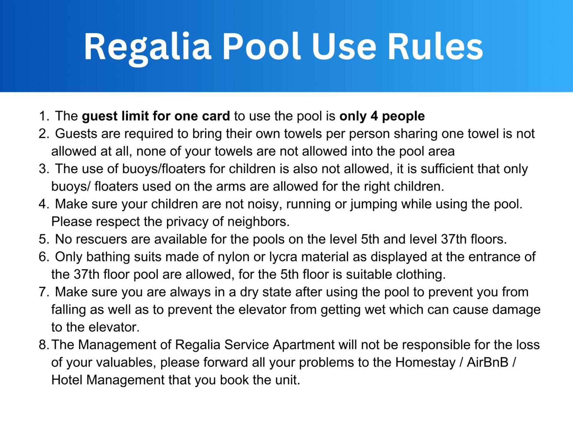 Regalia Residence The Sky Pool Suite Kuala Lumpur Exterior foto